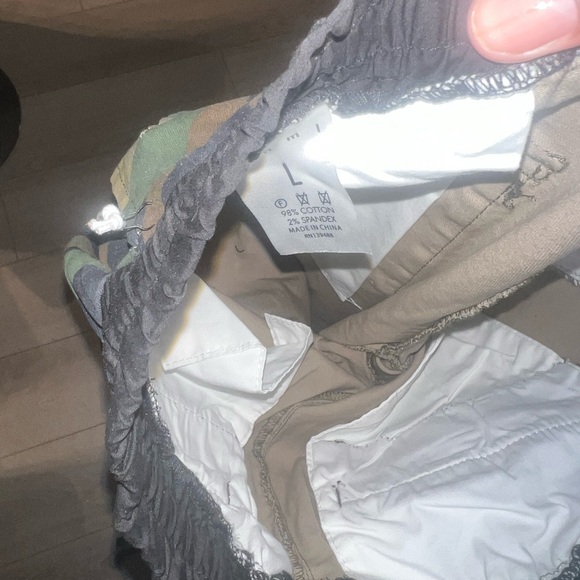 New men’s mnmla army snap cargo pants size Large - Picture 4 of 6